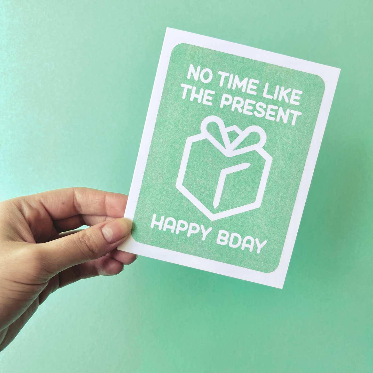 no time like the present